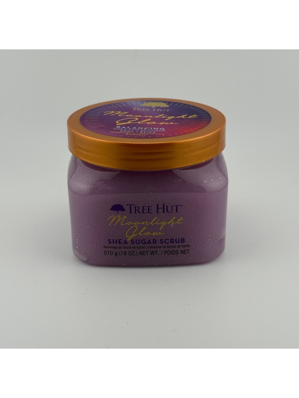 Tree Hut Moonlight Glow Shea Sugar Scrub 18 oz Balancing Body Scrub NEW